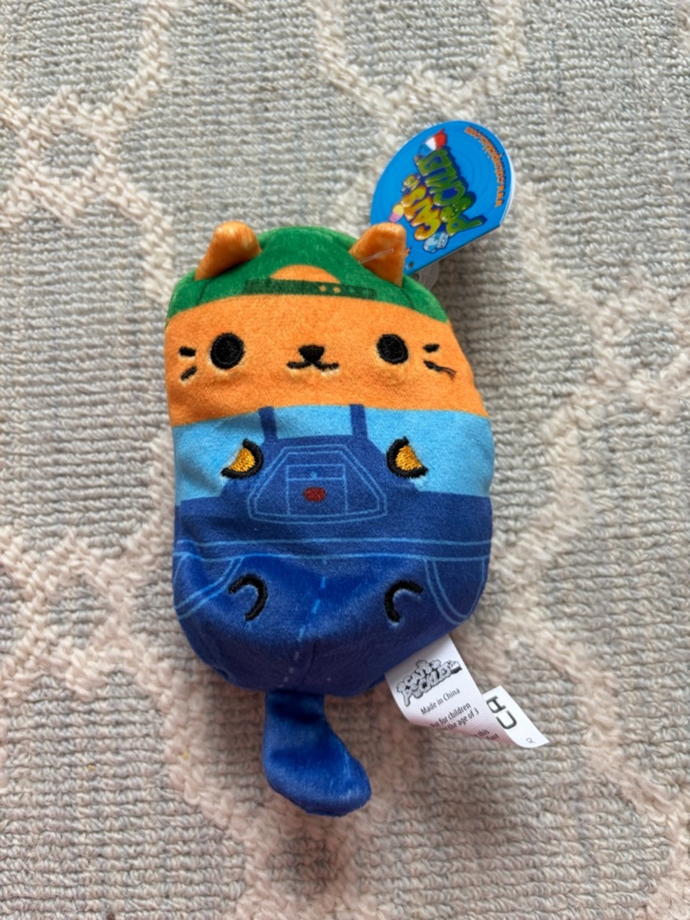 4 for $12 Cats vs Pickles 4" - Johnny NWT Collectible Stuffed Toy